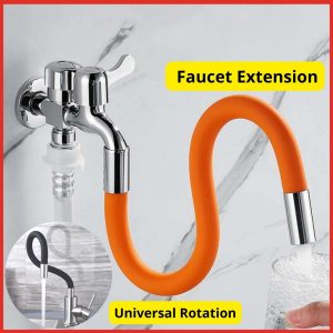 Black Faucet Extender Faucet Water Pipe Free Hose Removable Pipe Stainless Steel Smarthouse.ph